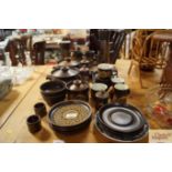 A collection Denby dinnerware