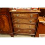 A 19th Century mahogany chest commode