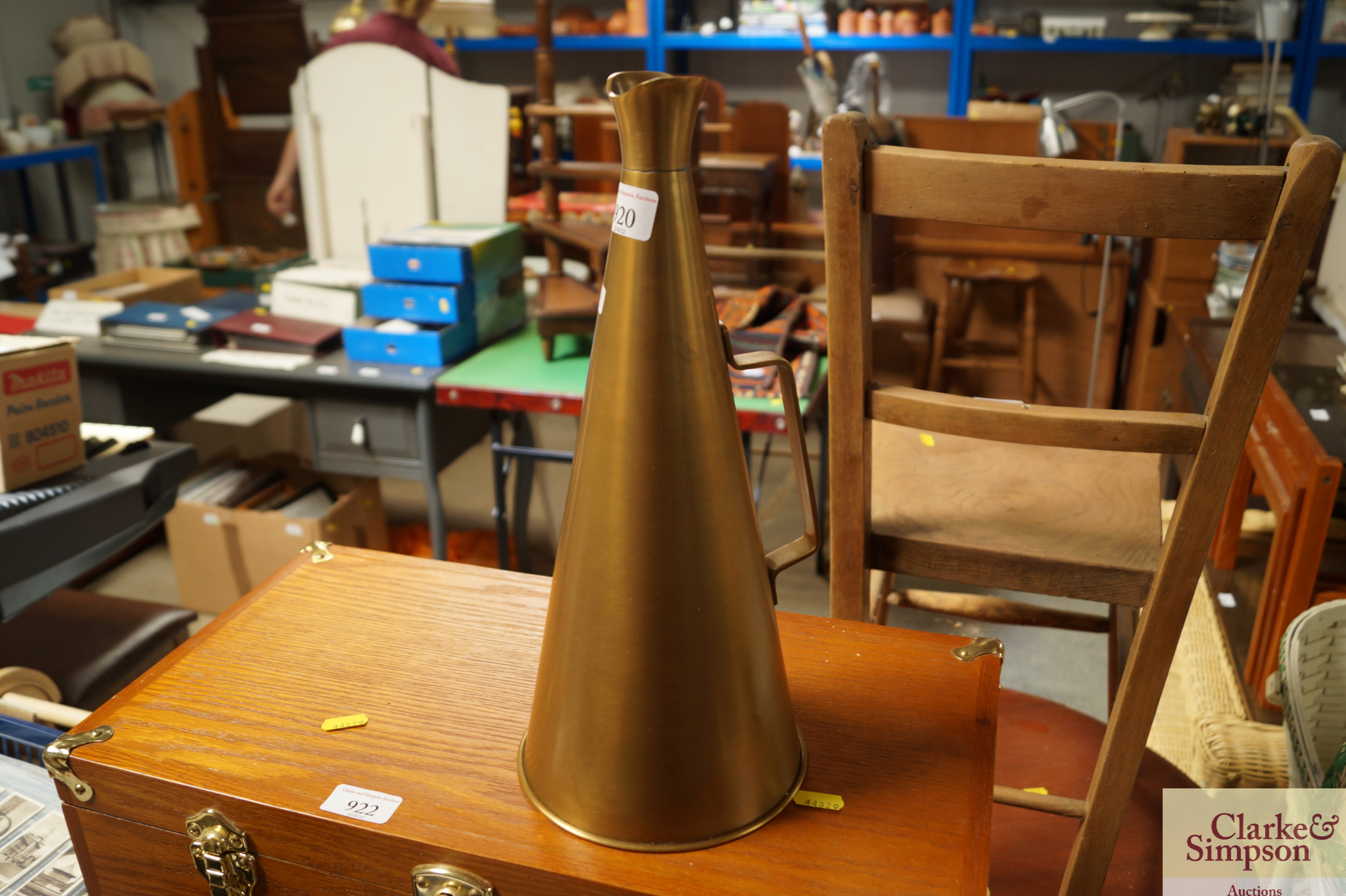 A brass megaphone (69)