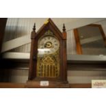 A late Victorian mantel clock