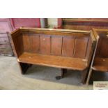 A 4ft church pew with original ends