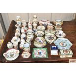 A quantity of various crested china