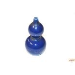 A Chinese blue vase