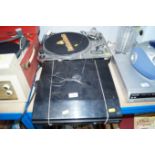 A Numark Pro TT-2 turntable together with a Pionee