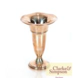 A Gorham Sterling silver goblet; and a Sterling tr