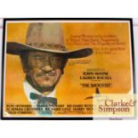 A poster for "The Shootist" starring John Wayne