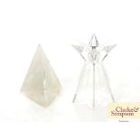 Ann Christopf 1995, frosted glass pyramid sketch p