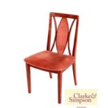 A set of six G-plan "Carrick" teak dining chairs,