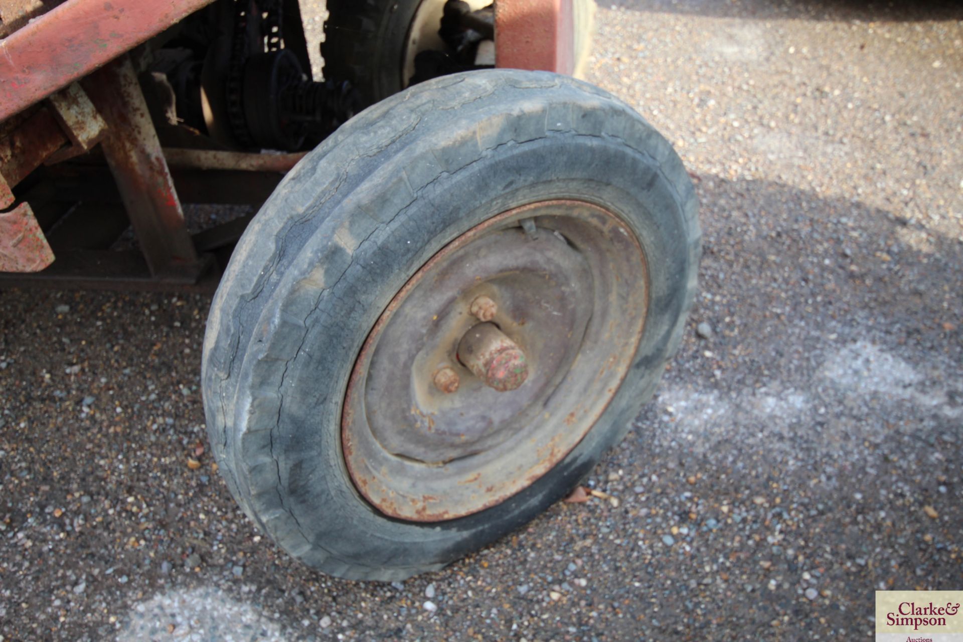 Winget 2WD dumper. For spares or repair. - Image 9 of 12