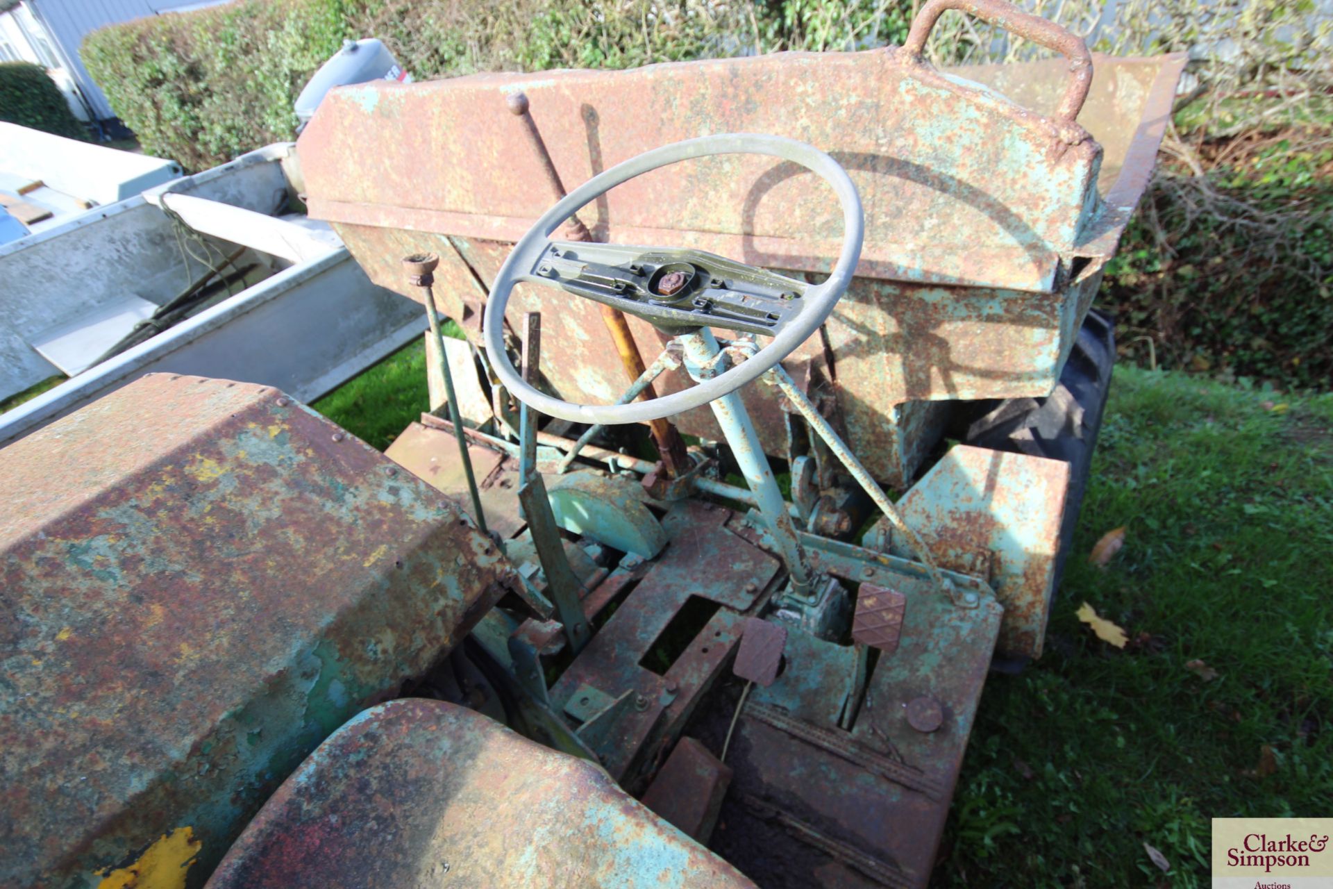 Vintage 2WD dumper. Registration RNO 226D (no paperwork). 7.50-16 front wheels and tyres @ 100%. - Image 11 of 16