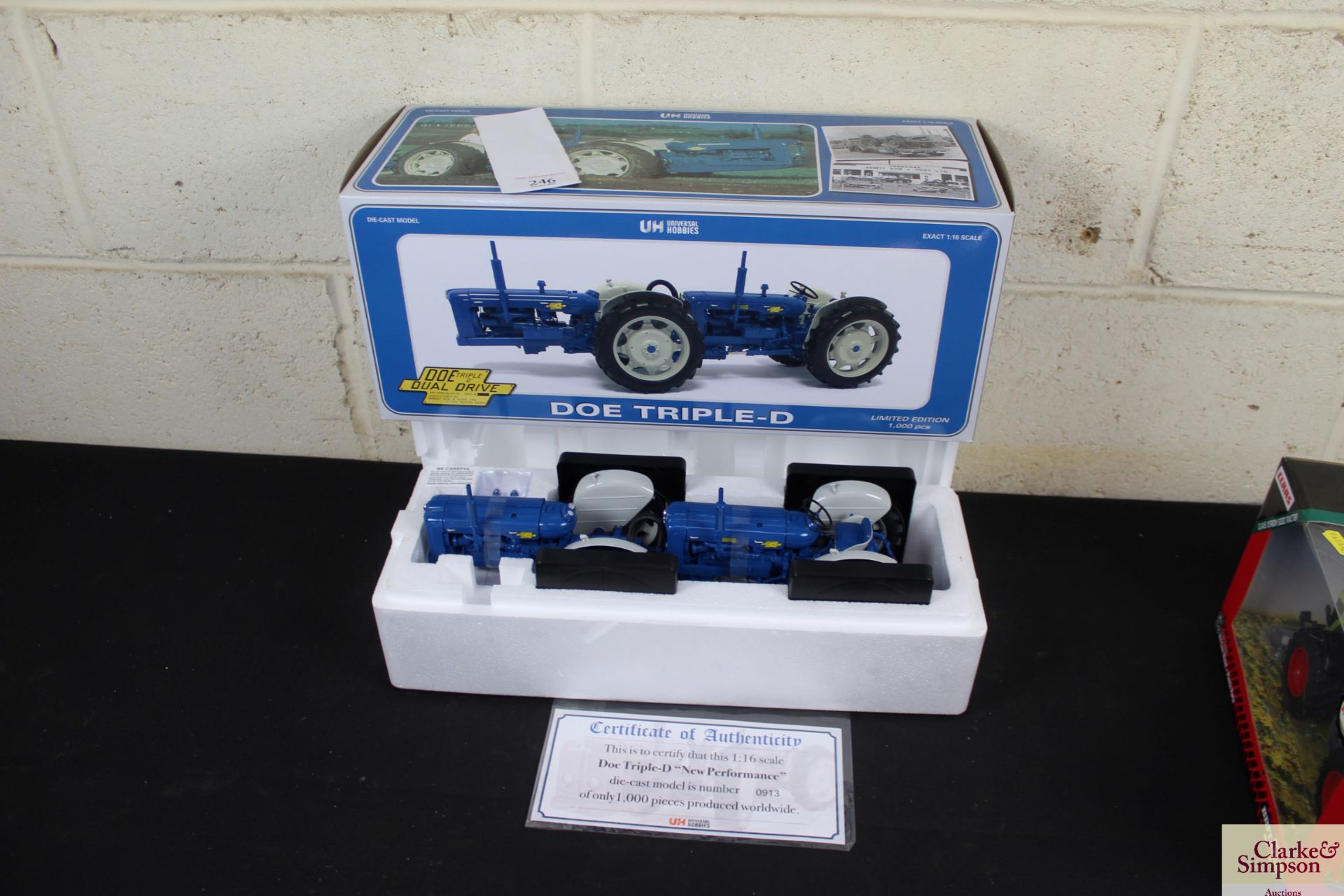 UH Doe Tripe D Tractor Limited Ed with Cert 1/16. V