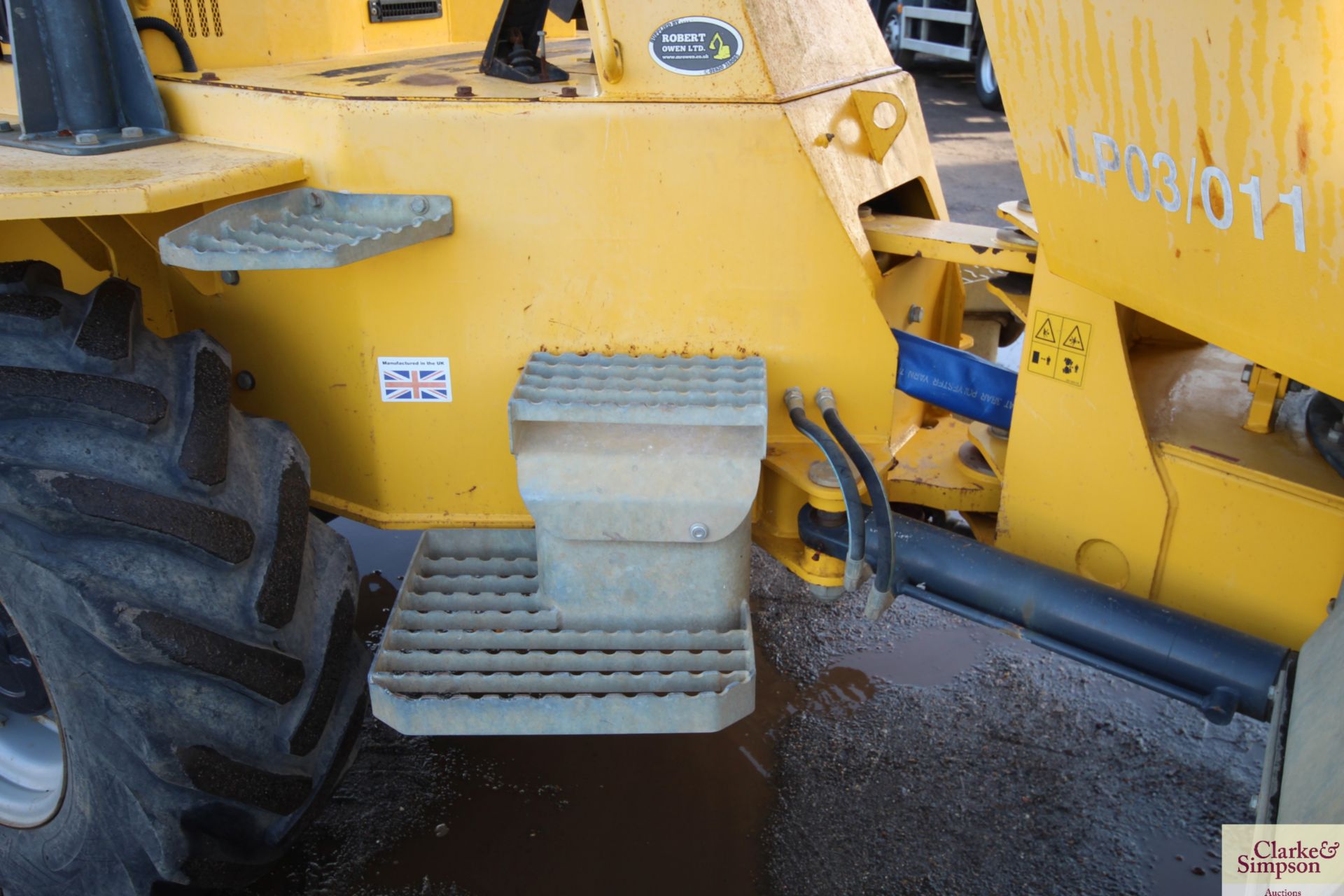 NC Engineering SW6 6T swivel tip 4WD dumper. Registration AV63 LZJ. Date of first registration 02/ - Image 11 of 29