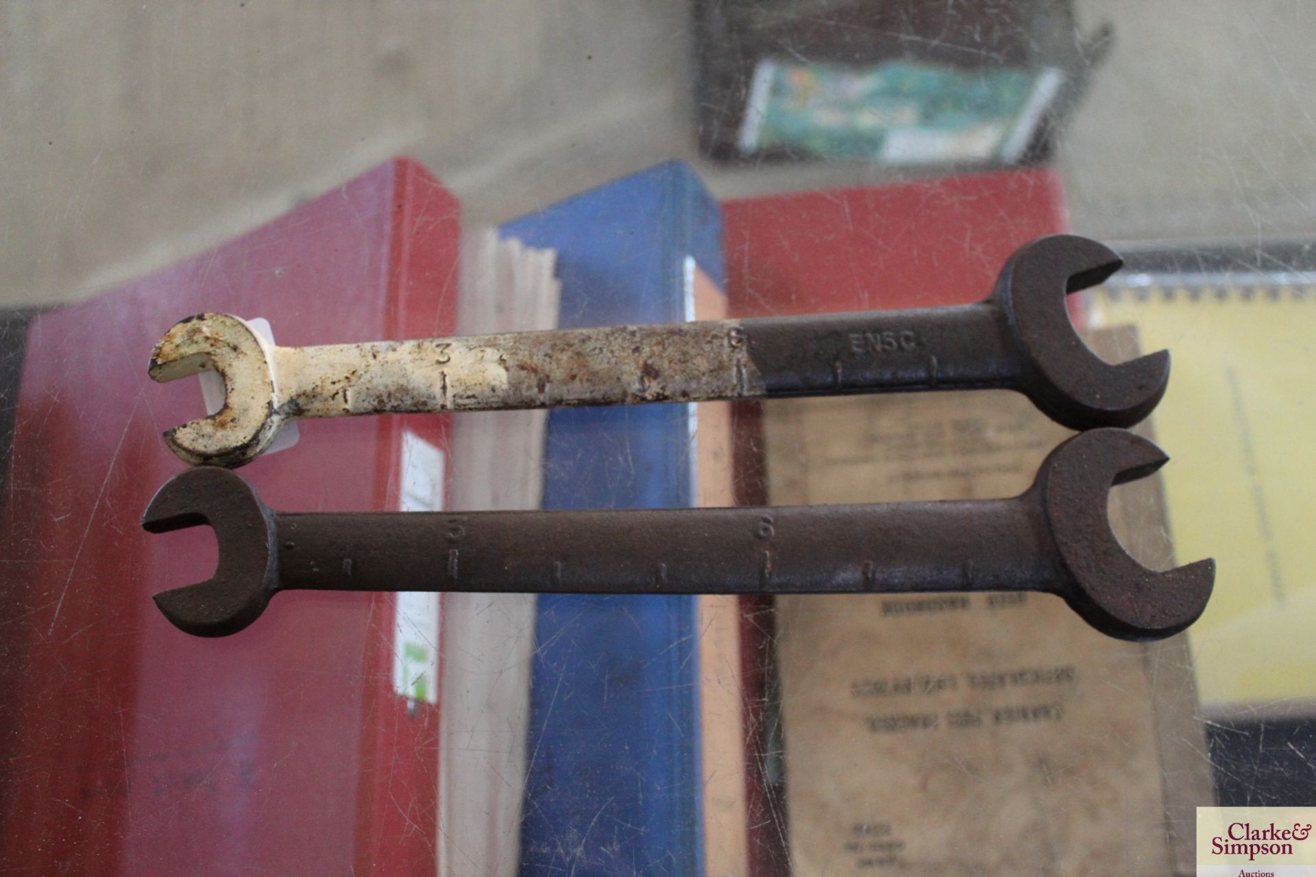 2x Ferguson tractor spanners. - Image 2 of 2