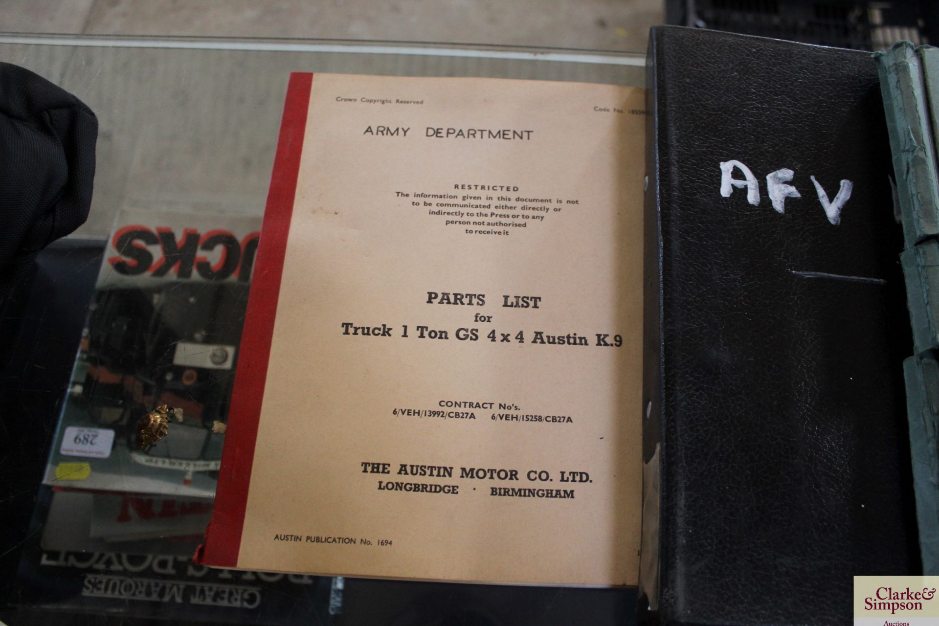 Quantity of military vehicle manuals. To include A - Image 2 of 7