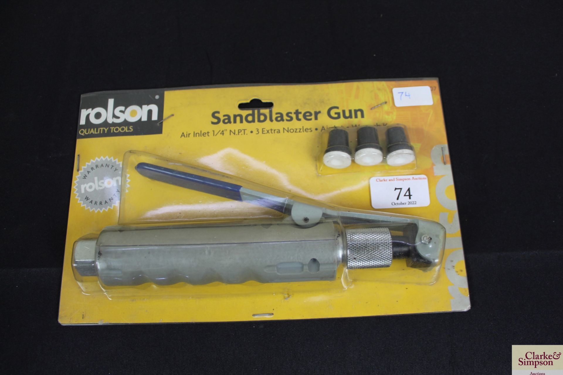 Sandblaster Gun. V