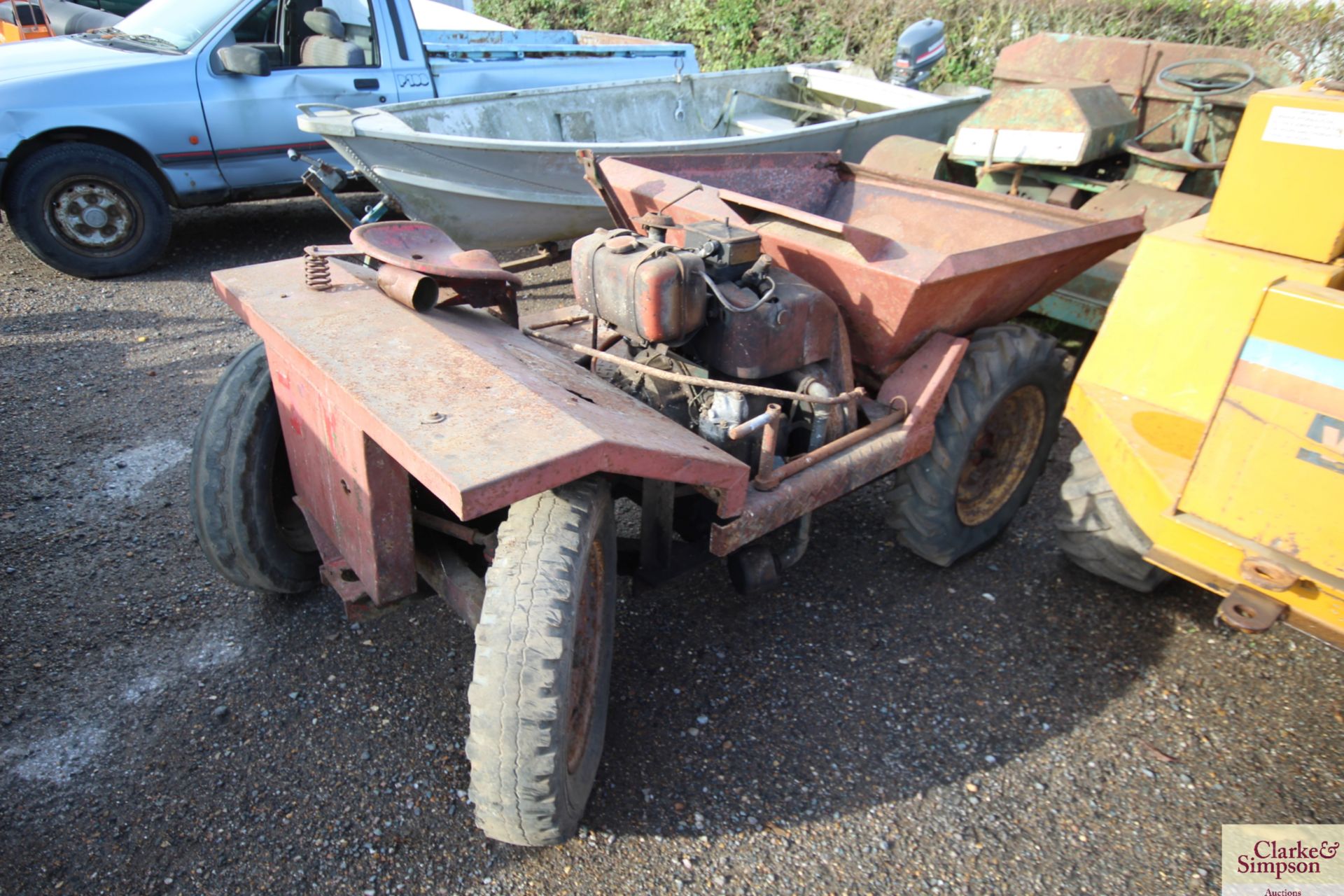 Winget 2WD dumper. For spares or repair. - Image 3 of 12