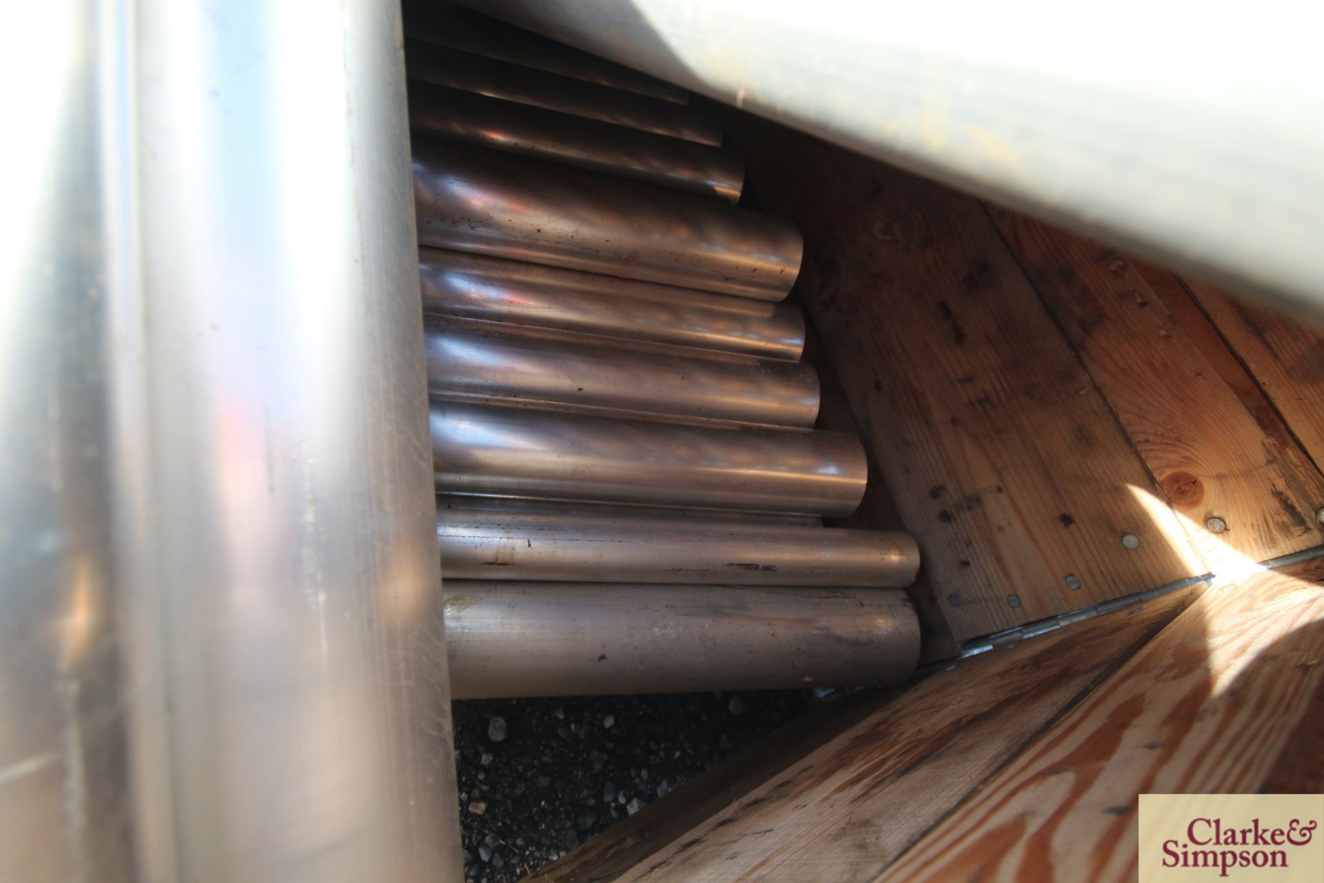 Quantity of large stainless steel tubing. Varying lengths, wall thickness and diameter. - Image 3 of 4