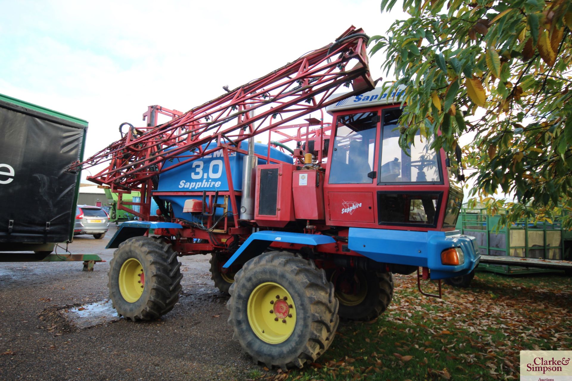 Gem Sapphire 3000 24m 4WD self-propelled sprayer. Registration P566 XFW. Date of first - Image 3 of 64