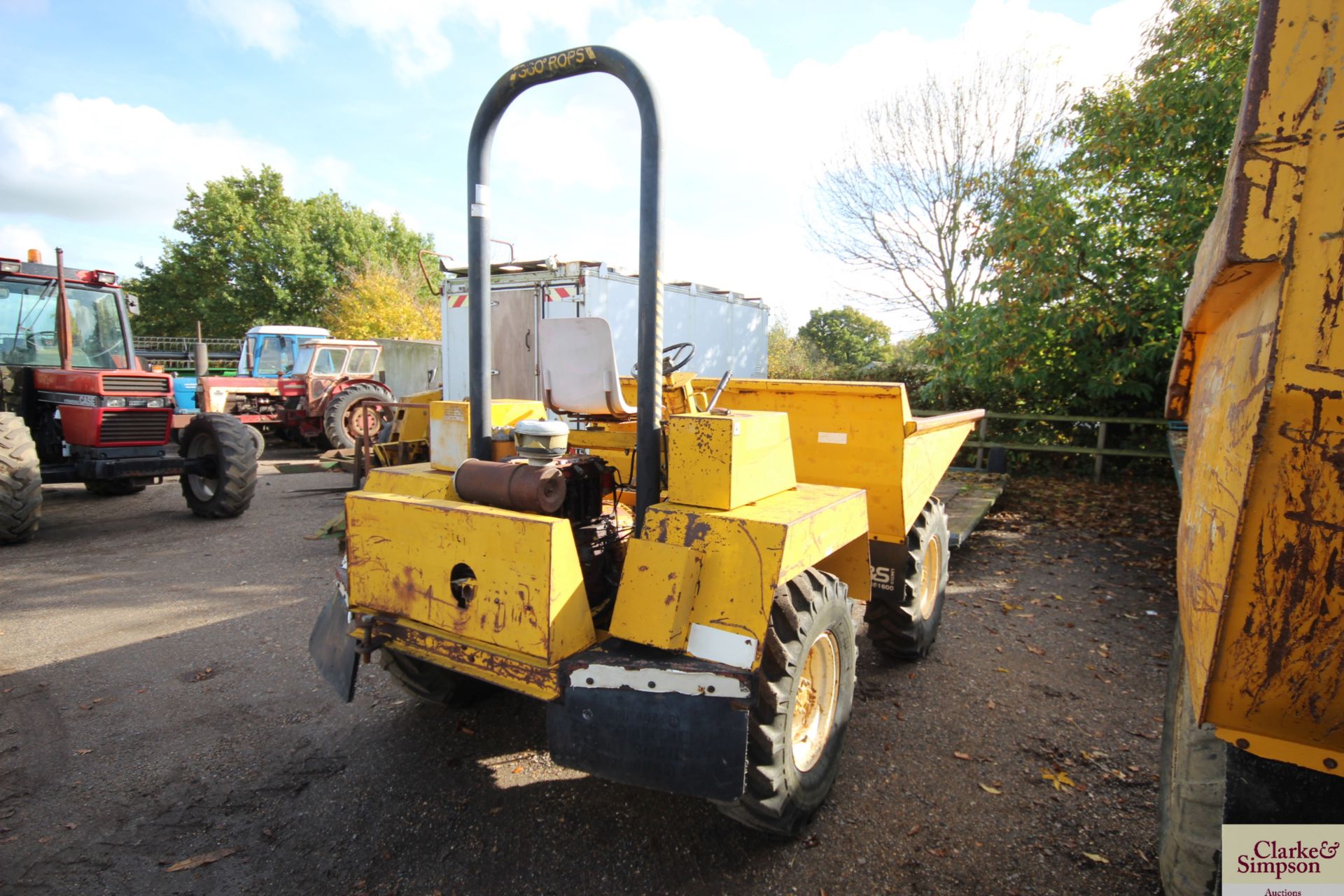 Sanderson Winget 4B 3000 4WD dumper. Serial number L4B34900715. 12.6-18 wheels and tyres. With - Image 3 of 26