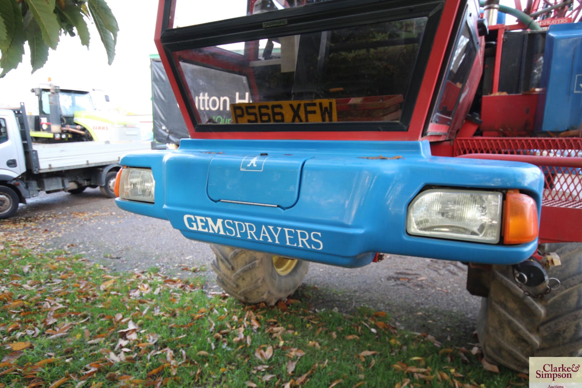 Gem Sapphire 3000 24m 4WD self-propelled sprayer. Registration P566 XFW. Date of first - Image 8 of 64