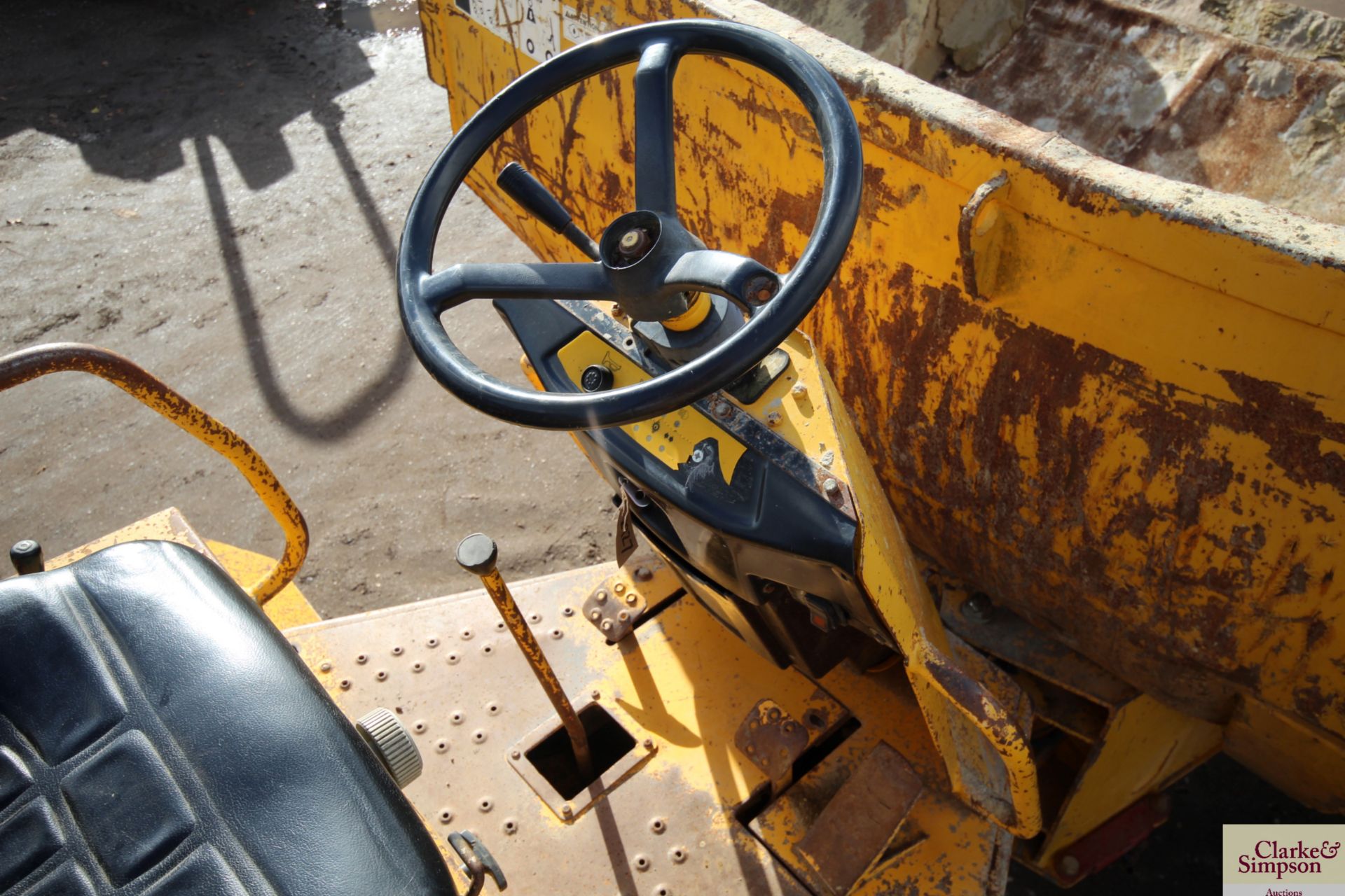 Thwaites 9T 4WD dumper. 2002. 500/60-22.5 wheels and tyres. Perkins engine. Vendor reports dumper - Image 29 of 38