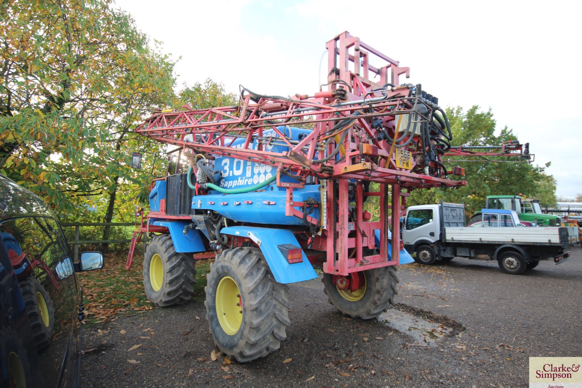 Gem Sapphire 3000 24m 4WD self-propelled sprayer. Registration P566 XFW. Date of first - Image 5 of 64