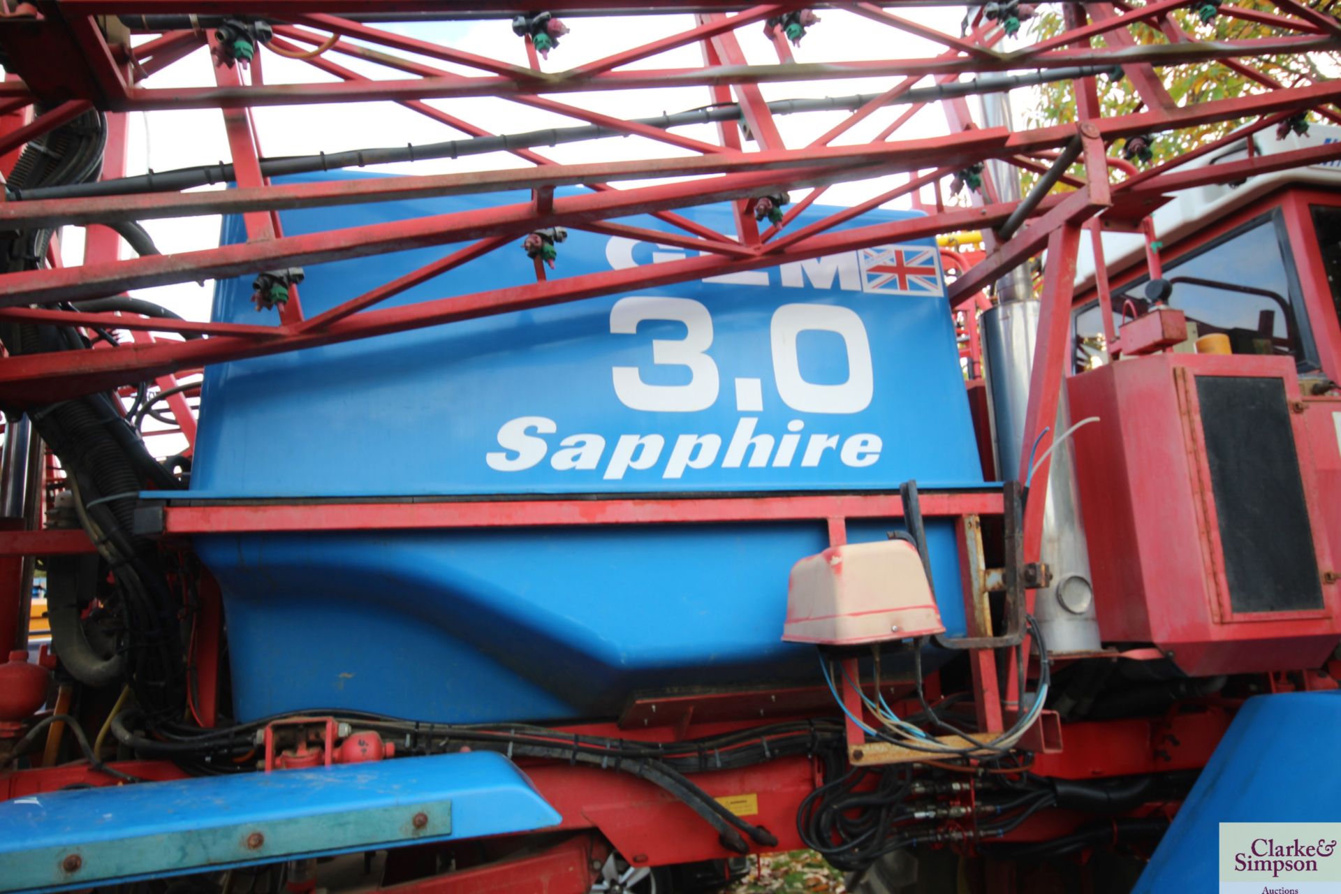 Gem Sapphire 3000 24m 4WD self-propelled sprayer. Registration P566 XFW. Date of first - Image 17 of 64