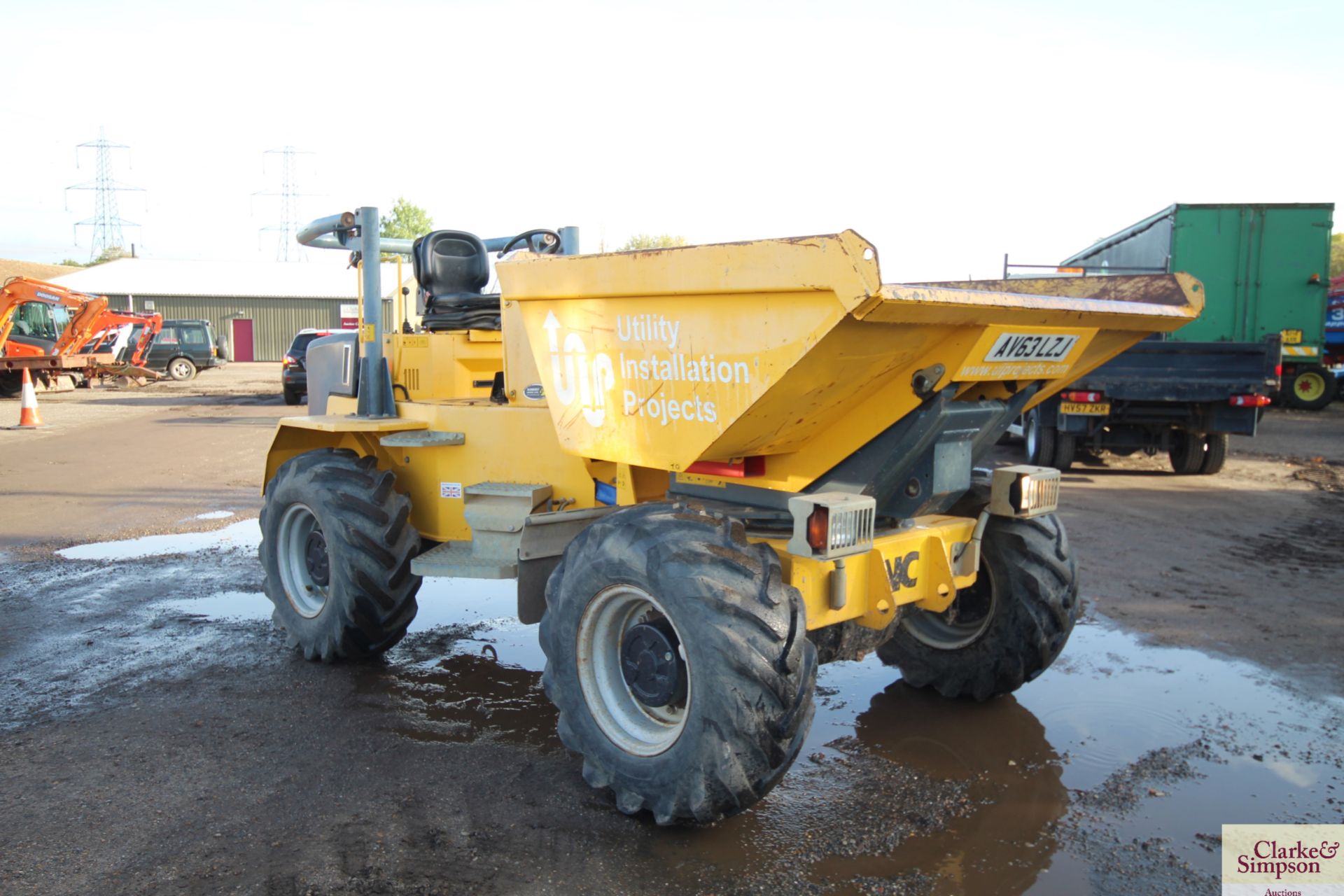 NC Engineering SW6 6T swivel tip 4WD dumper. Registration AV63 LZJ. Date of first registration 02/ - Image 7 of 29