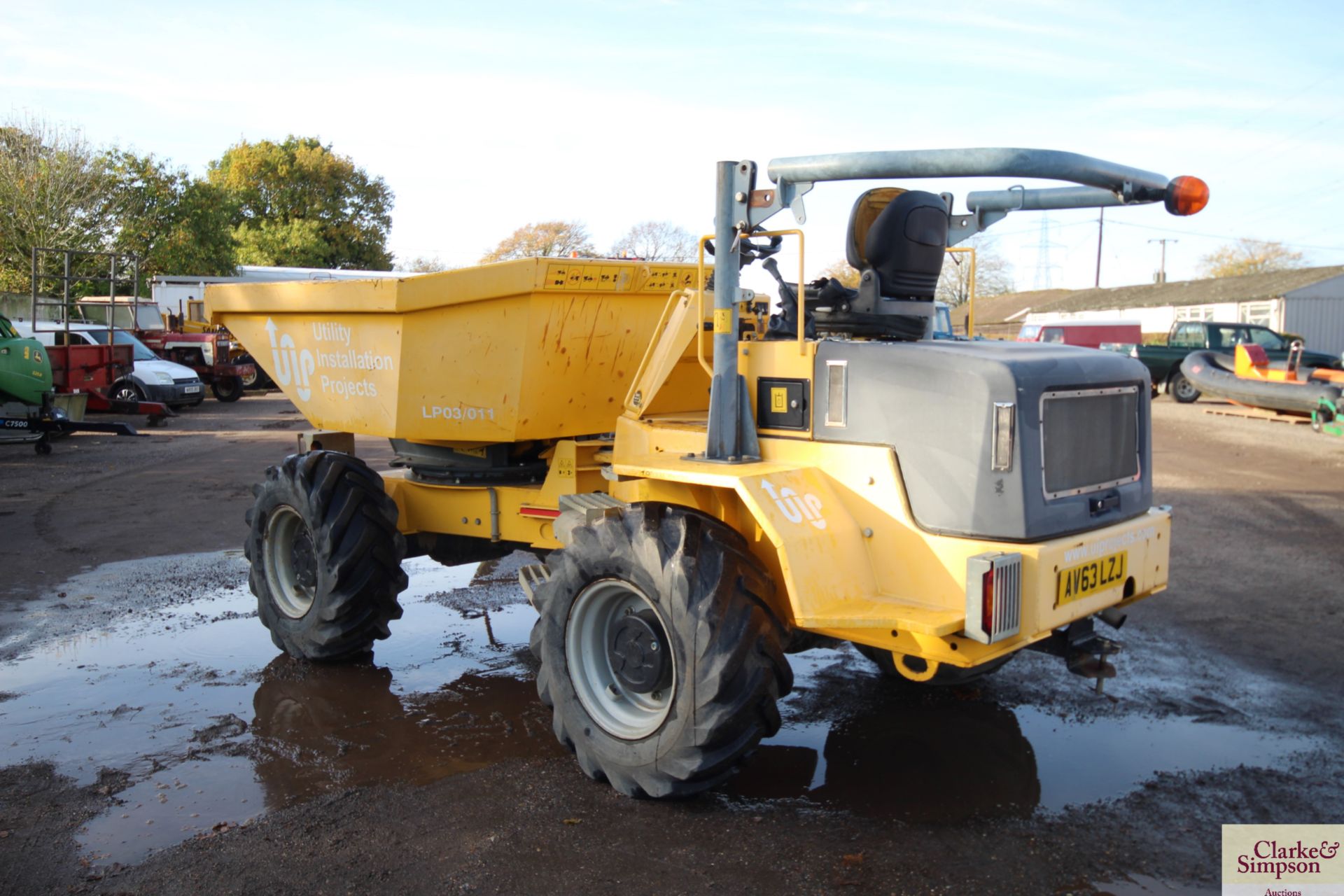 NC Engineering SW6 6T swivel tip 4WD dumper. Registration AV63 LZJ. Date of first registration 02/ - Image 3 of 29