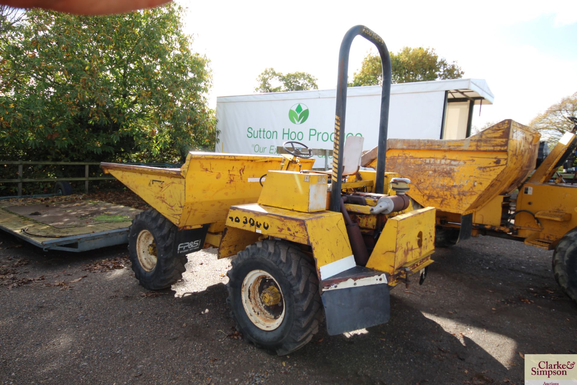 Sanderson Winget 4B 3000 4WD dumper. Serial number L4B34900715. 12.6-18 wheels and tyres. With - Image 2 of 26