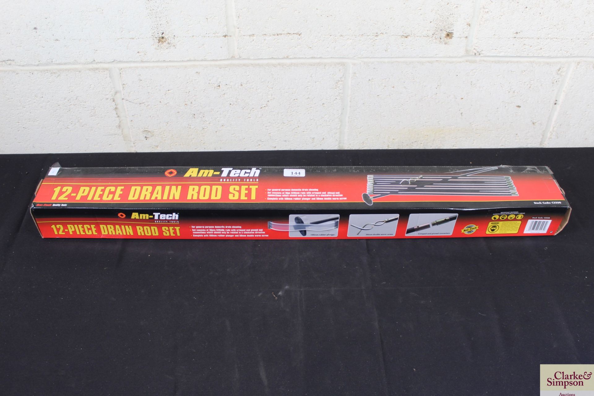 Drain and Chimney Cleaning Rod Set. V