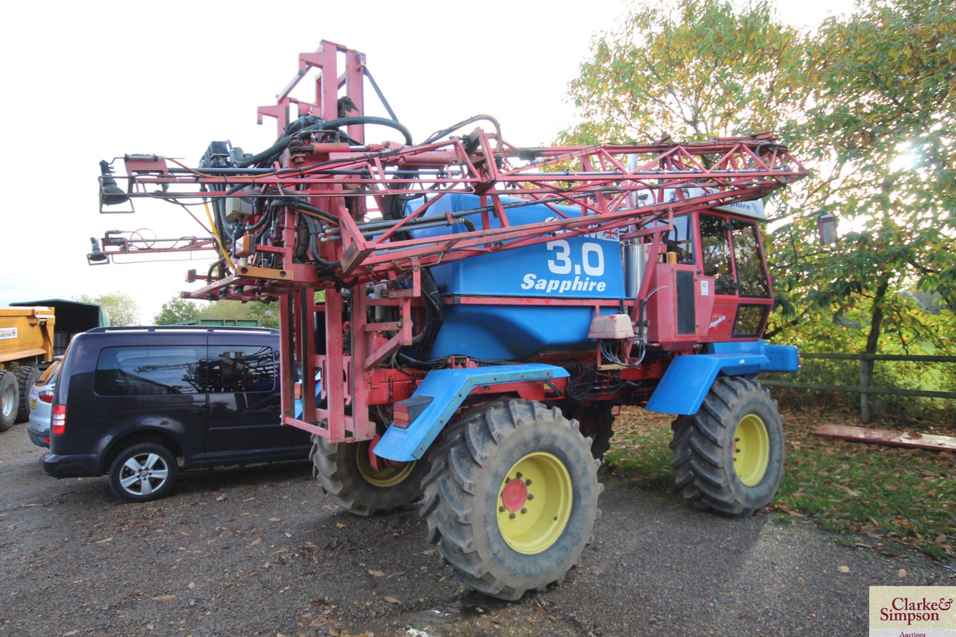 Gem Sapphire 3000 24m 4WD self-propelled sprayer. Registration P566 XFW. Date of first - Image 4 of 64