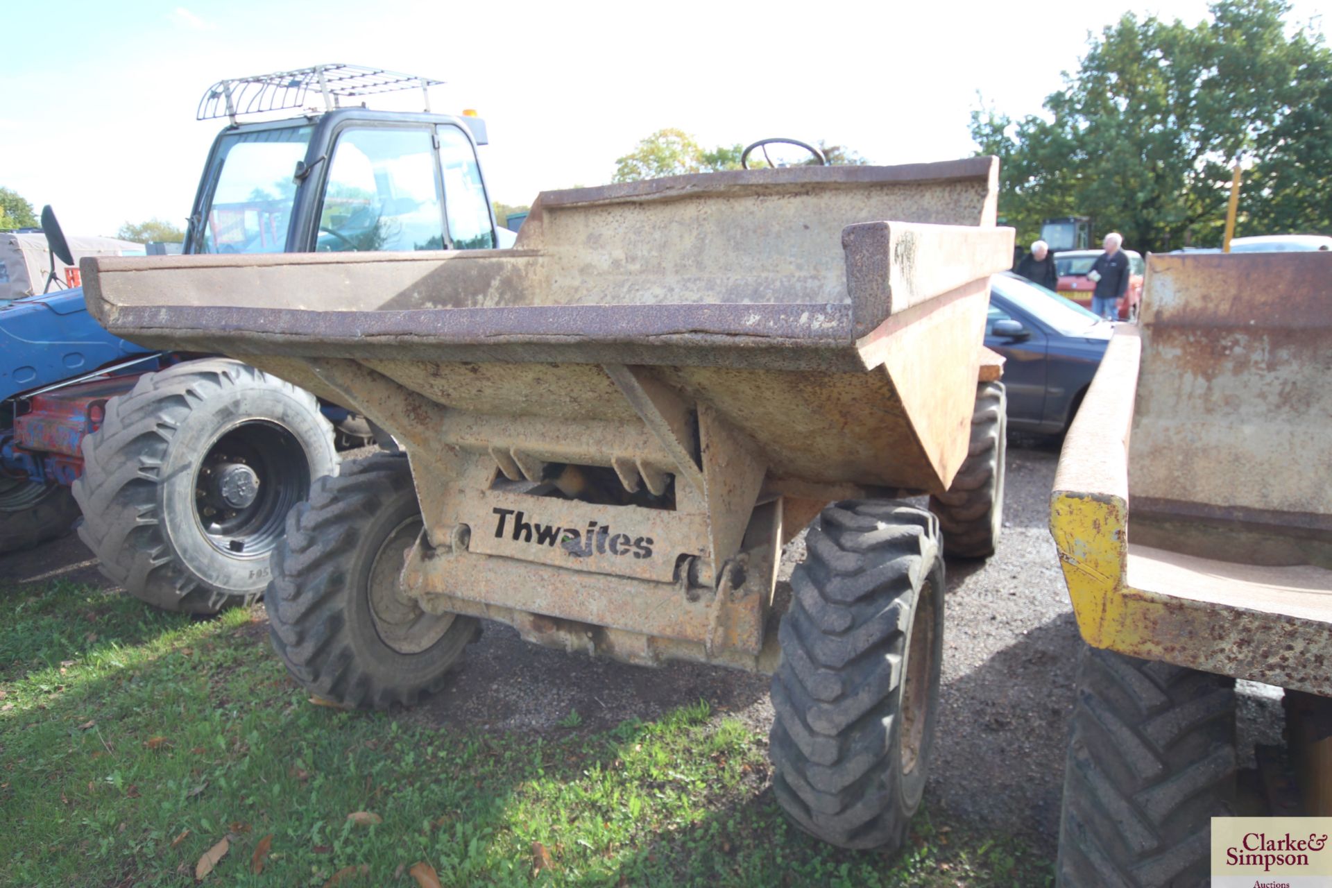 Thwaites Alldrive 4WD dumper. 12.0/80-18 wheels and tyres.