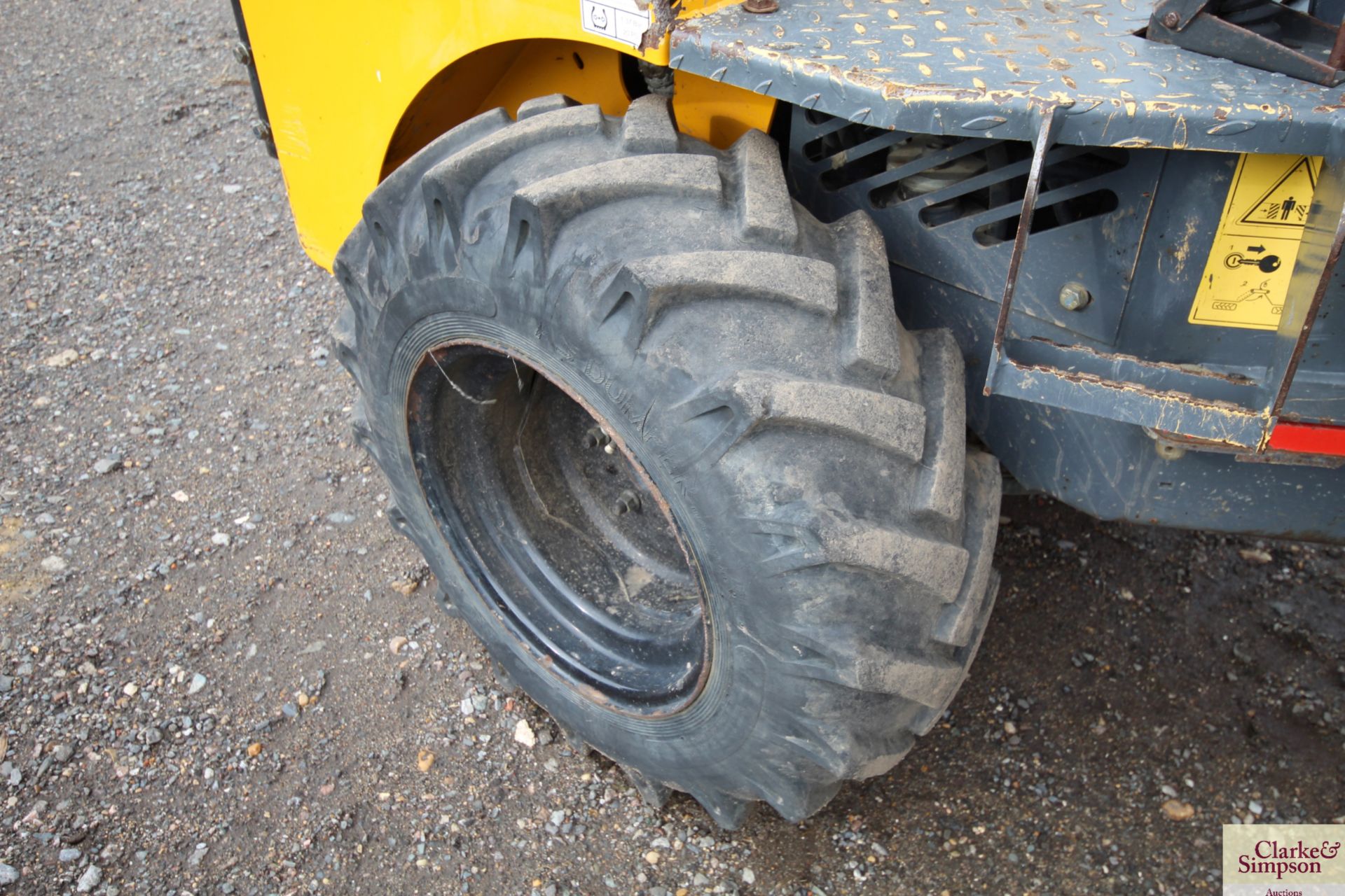 Terex TA1 EH 1T hydrostatic 4WD skip loading dumper. 2015. 1,128 hours. Serial number - Image 13 of 25