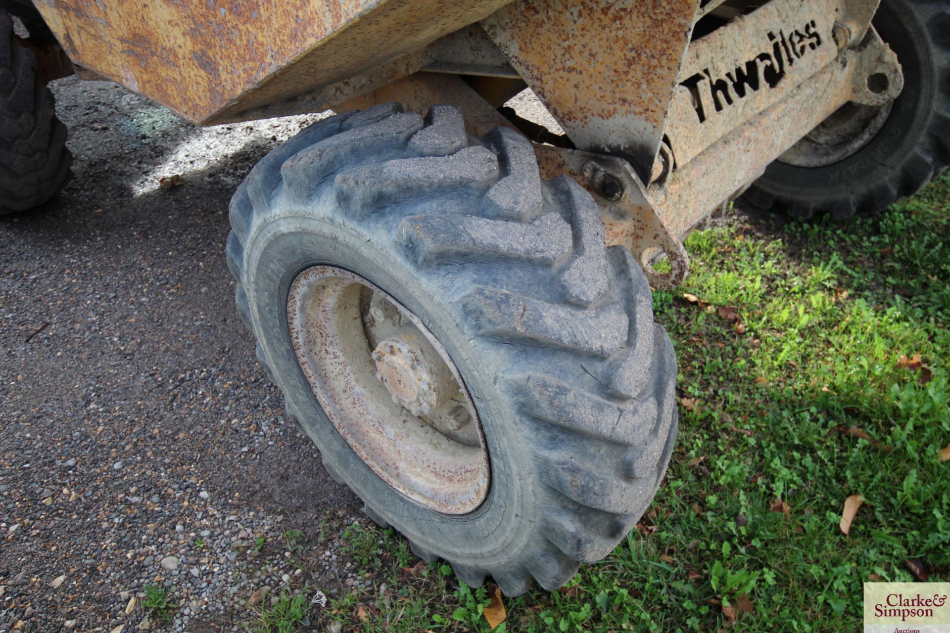 Thwaites Alldrive 4WD dumper. 12.0/80-18 wheels and tyres. - Image 8 of 18