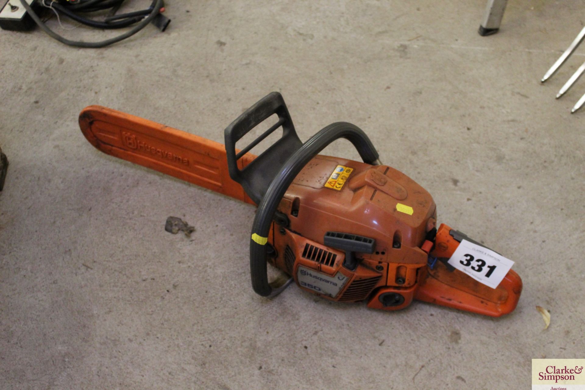 Husqvarna 350 chainsaw. V