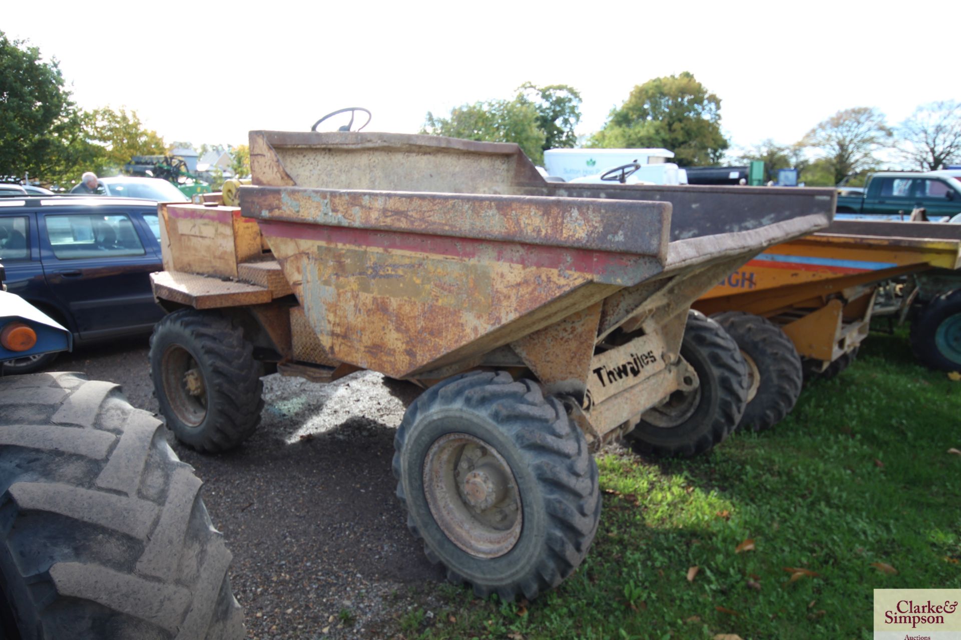 Thwaites Alldrive 4WD dumper. 12.0/80-18 wheels and tyres. - Image 2 of 18