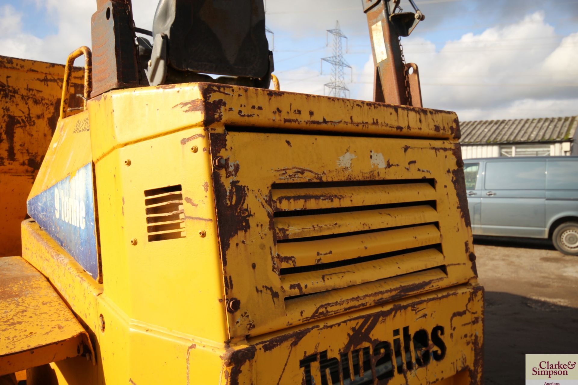 Thwaites 9T 4WD dumper. 2002. 500/60-22.5 wheels and tyres. Perkins engine. Vendor reports dumper - Image 19 of 38