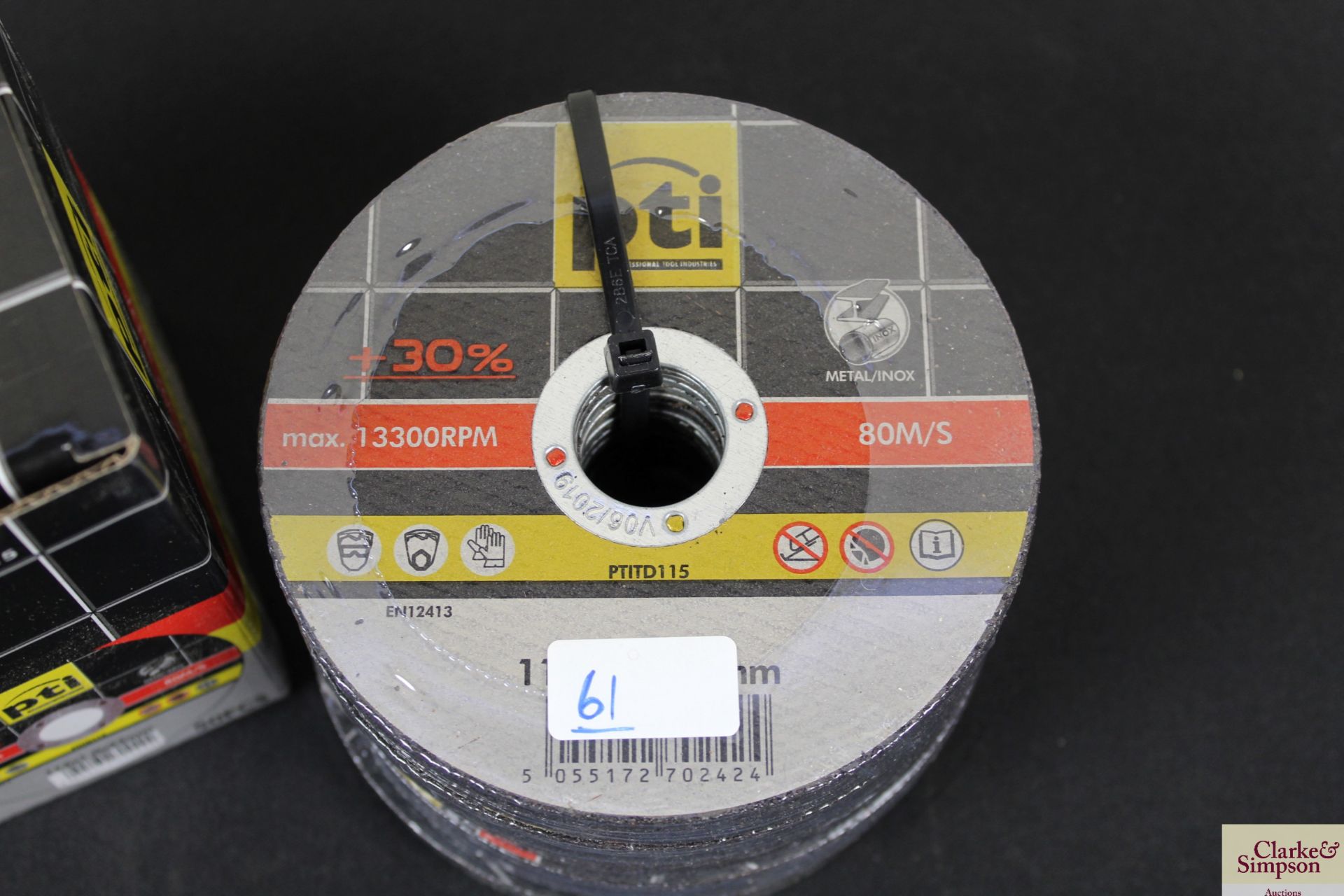 50x 4½in Slitting Discs. V - Image 2 of 2