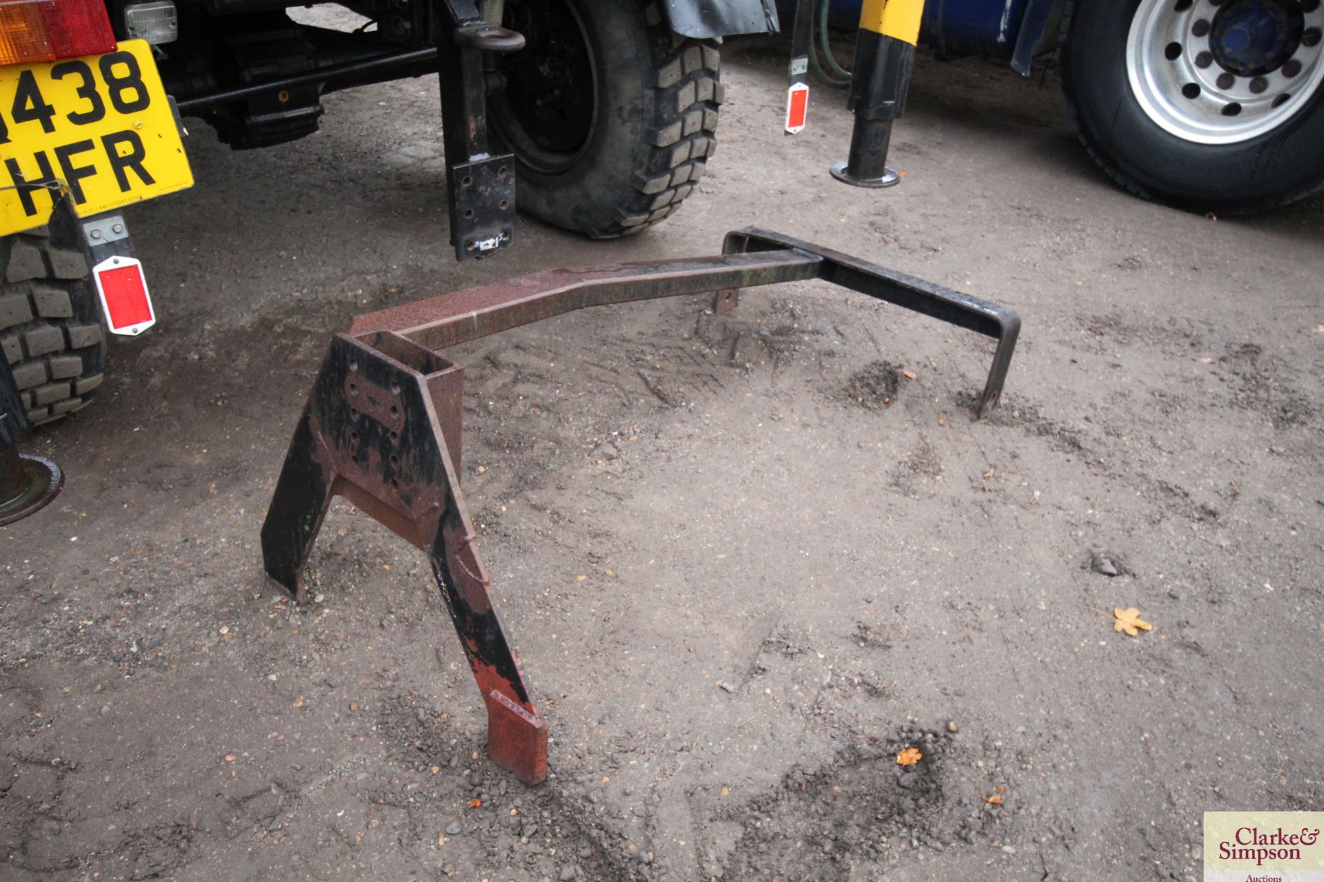 Unimog drawbar frame.