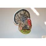 A Goebel porcelain turkey
