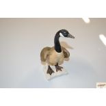 A Goebel porcelain figure of a Canada Goose