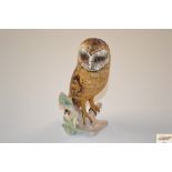 A Goebel porcelain owl