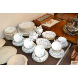 A Royal Crown Derby bone china tea set