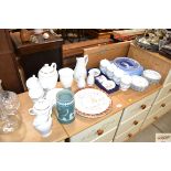 Various teaware to include Wedgwood, Royal Worcest