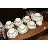 A Wedgwood "Santa Clara" ivy decorated tea set