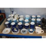 A quantity of Rainham mugs and jugs etc