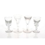 A pair of Victorian Toast Masters glasses and two others (4)