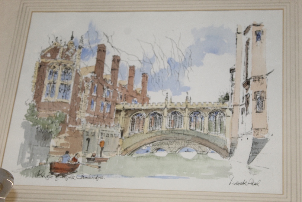 Derek Able, print of "The Bridge of Sighs, Cambri - Image 2 of 3