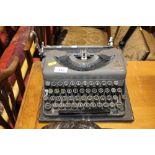 An Imperial portable typewriter